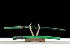 Alternative view of Jade Hunt - Håndlaget Katana av 1045 karbonstål