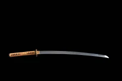 Alternative view of Hellig Grense - Håndlaget Katana av 1065 karbonstål