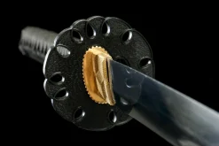 Alternative view of Obsidian Dragon - Håndlaget Katana av 1065 karbonstål