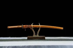 Obsidian Inferno - Håndlaget Katana av 1065 karbonstål