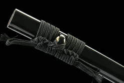 Alternative view of Raven Wing - Håndlaget Katana av 1065 karbonstål