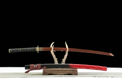 Alternative view of Sky Cleaver - Håndlaget Katana av 1065 karbonstål