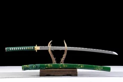 Alternative view of Steel Fury - Håndlaget Katana av 1065 karbonstål