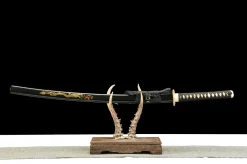 Dragon Amber - Håndlaget Katana av Damaskusstål