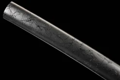 Night Ember Star Fall - Håndlaget Katana av Damaskusstål