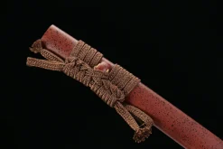 Alternative view of Scarlet Dusk - Håndlaget Katana av High Carbon Steel
