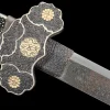 Damascus Iron - Håndlaget Chinese Dao av Premium Damaskusstål