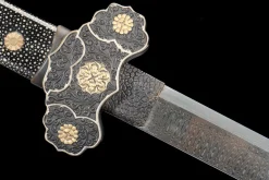 Damascus Iron - Håndlaget Chinese Dao av Premium Damaskusstål