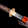Blodssandel - Håndlaget Katana av T10 verktøystål