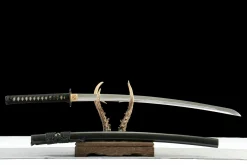 Alternative view of Deep Abyss - Håndlaget Katana av T10 verktøystål