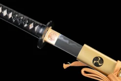 Flyktig Prakt - Håndlaget Katana av T10 verktøystål
