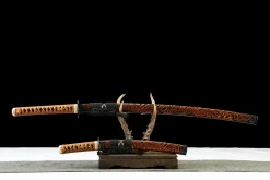 Shadow Carve Set - Håndlaget Katana av T10 verktøystål