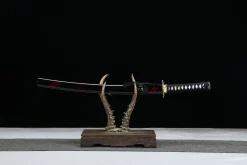Flame Shadow - Håndlaget Wakizashi av 1045 karbonstål