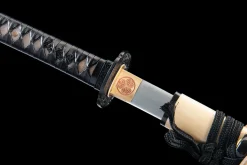 Skjell Uten Egg - Håndlaget Wakizashi av 1065 karbonstål